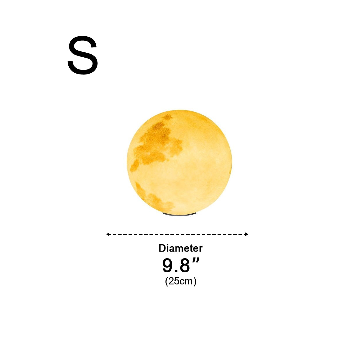 Modern Moon Globe Waterproof LED Fence Post Caps Lights