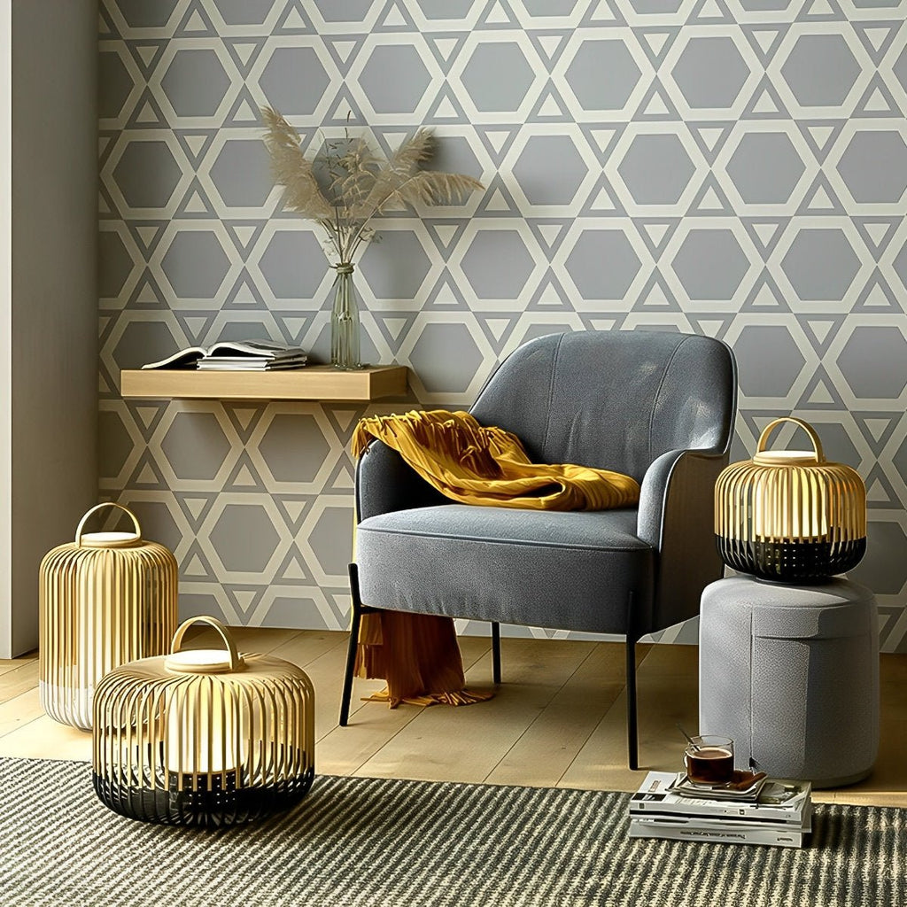 Waterproof Handmade Outdoor Bamboo Light Hanging Lanterns